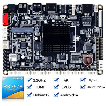 RK3576 Rockchip DDR System on Module and Core Board Android 14 for Tablet PC with Dual-DSI POE Tablet OPS All-in-POS New