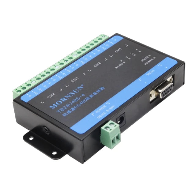 Mornsun Protocol Conversion Module Converts TB24U485-4 CAN Bus Network and Serial Port to Ethernet Transceiver Module