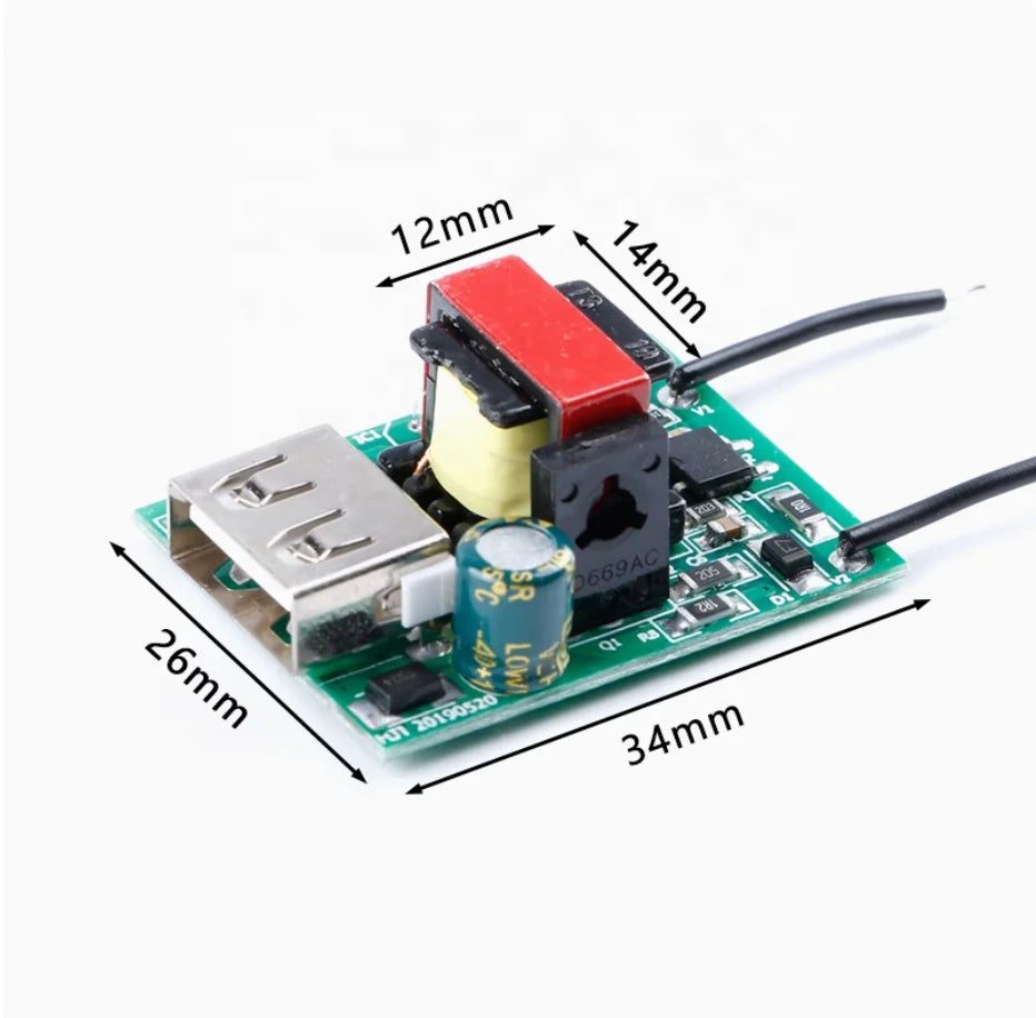 72V/60V/48V to 5V/1A DC-DC Buck Converter Isolate Power Module for Electric Vehicles ICs Product Category