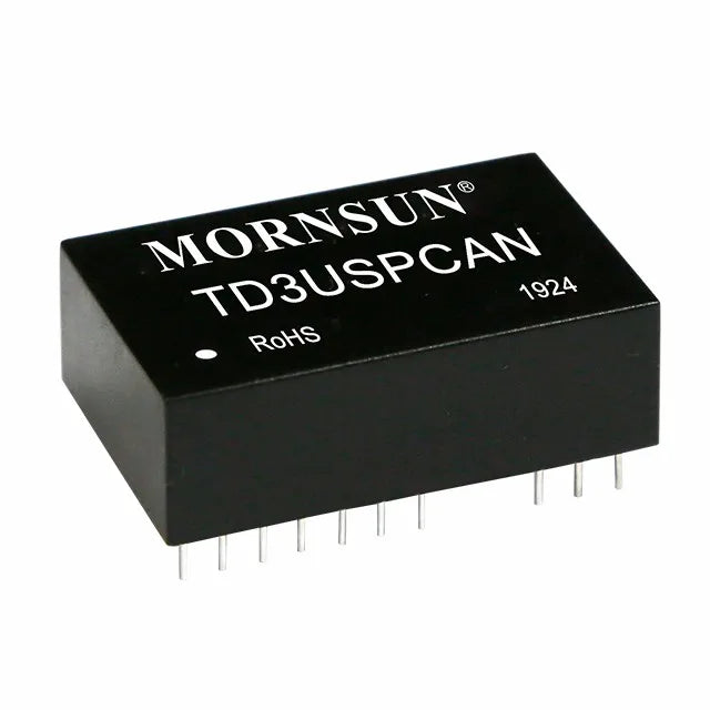 Mornsun Protocol Conversion Module Converts TD5USPCAN CAN Bus Network and Serial Port to Ethernet Transceiver Module