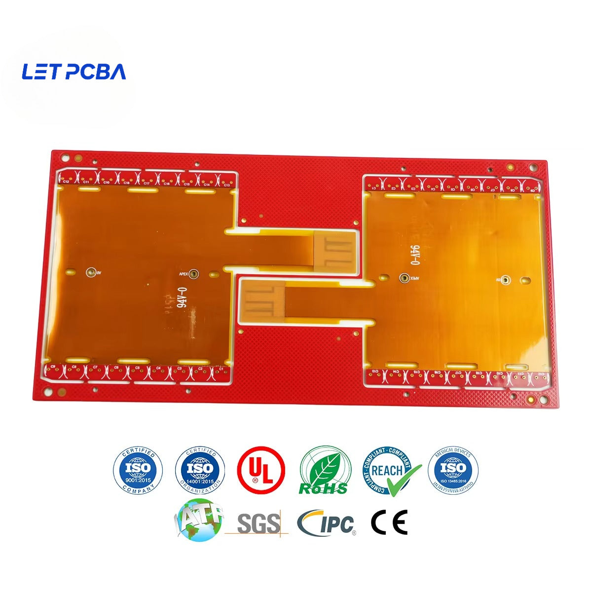 OEM FPCB Stiffener Flexible PCBs Board Product Components Assemble Service Comply with International Certification