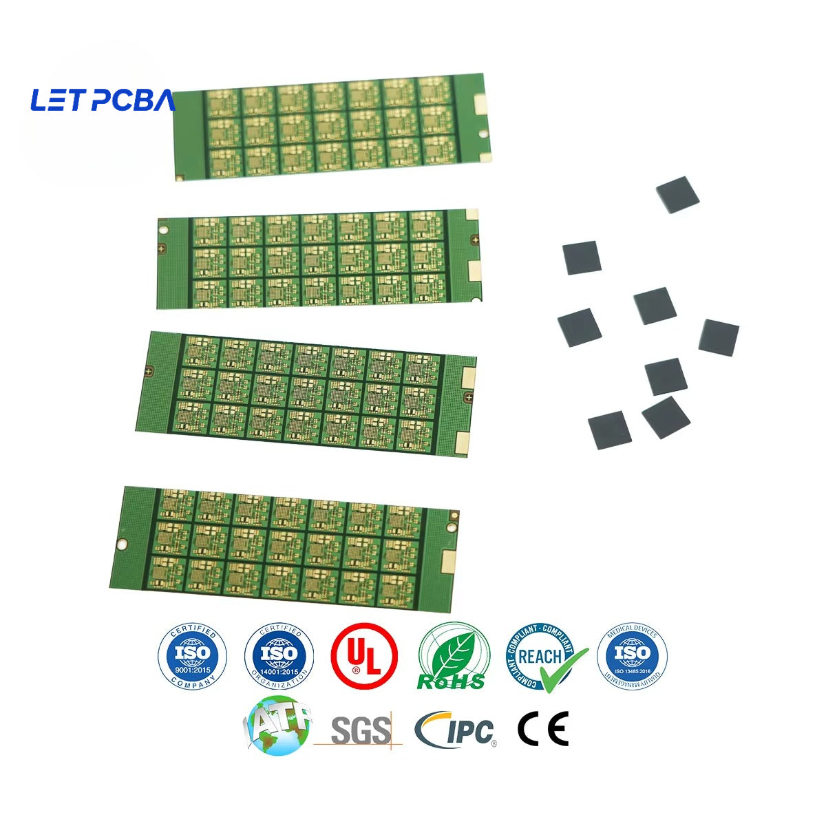 High-quality Rapid Prototyping Pcb Manufacturer in China 2 Layers Double Sided PCB Printed Circuit Board Factory