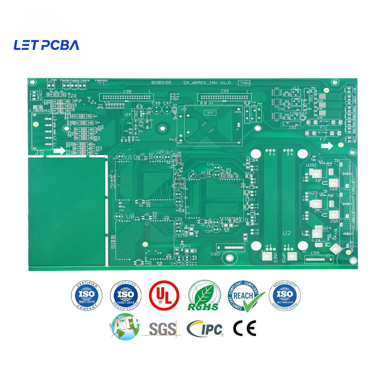 High-quality Rapid Prototyping Double Layer Multilayer PCB Supplier Printed Circuit Board