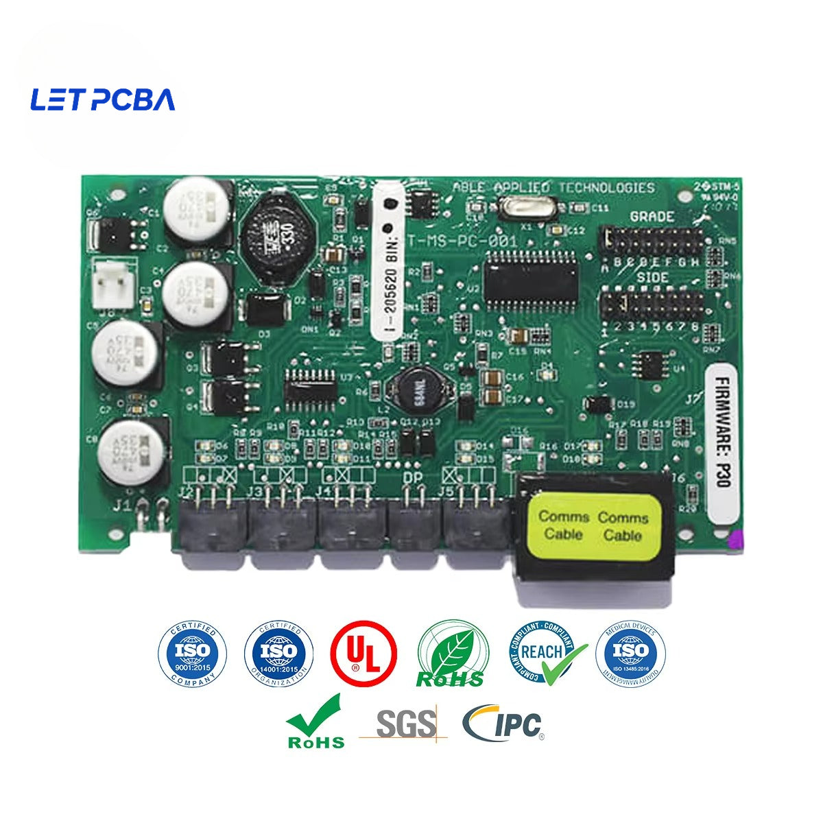 Meet International Certification Standards Oem Pcba Supplier Printed Circuit Board Custom Pcb Assembly Manufacturer Pcba Service