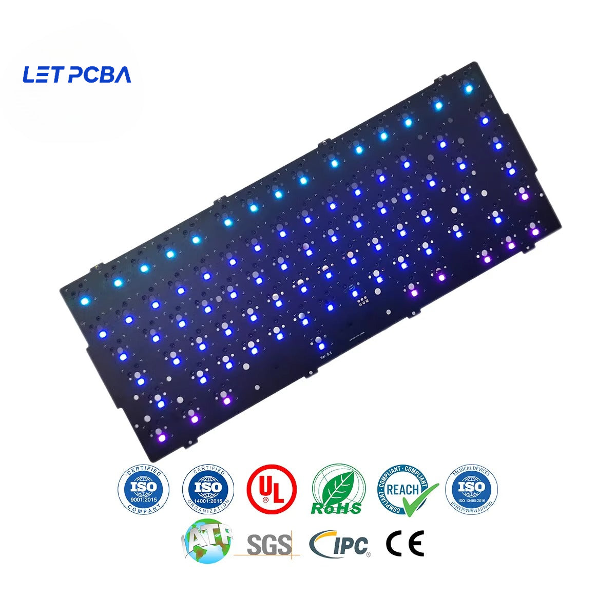 OEM/ODM High-quality Production Multilayer SMT Printed Circuit Board Assembly Keyboard Production Manufacturer PCB & PCBA Sample