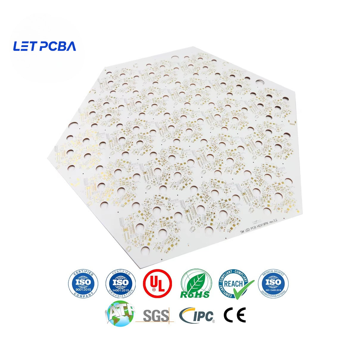 High-quality Rapid Prototyping Metal Core PCB Printed Circuit Board Customized PCBA Assembly Service Aluminum Pcb for Led