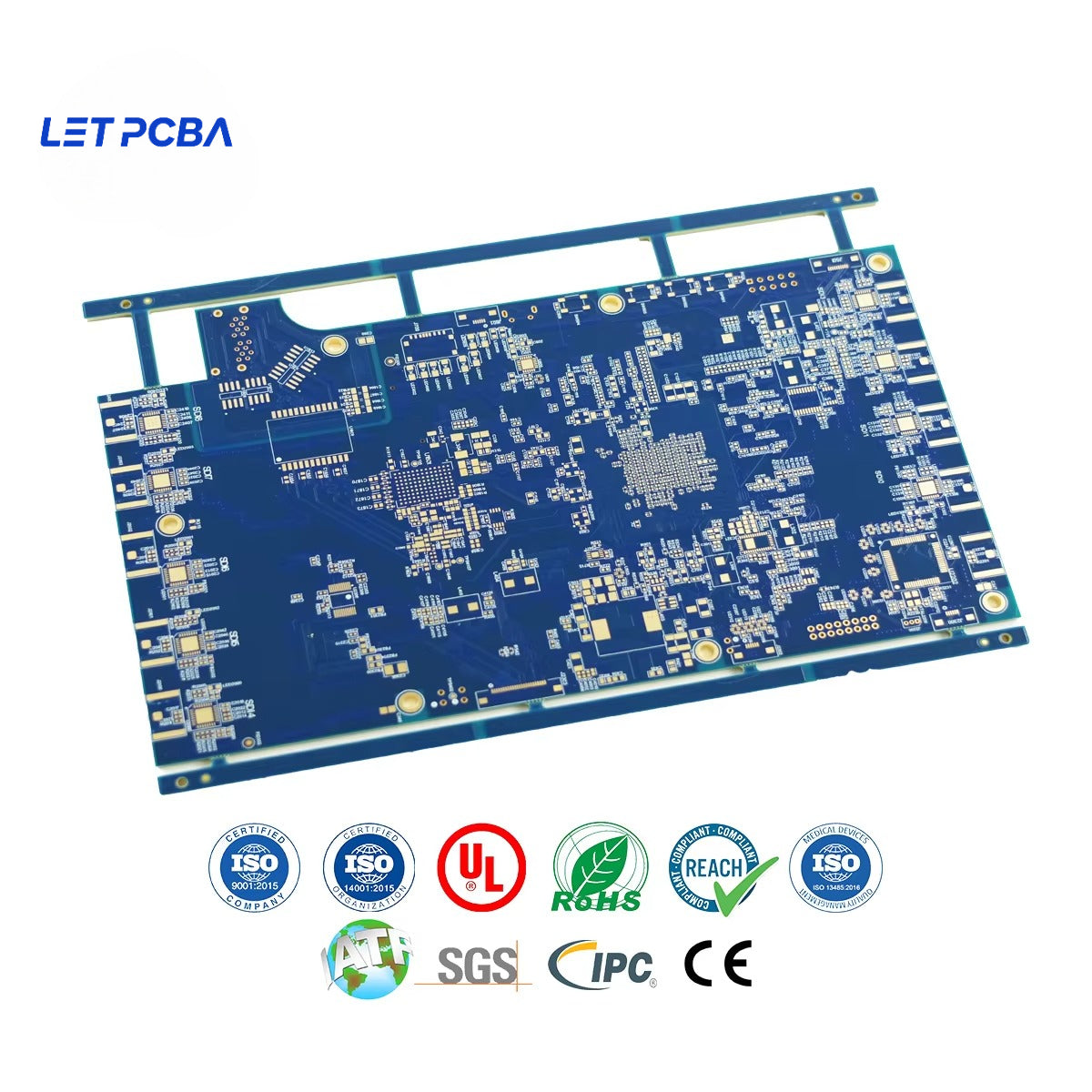 Compliant with International Certification Standards Printed Circuit Boards PCB & PCBA Manufacturing Custom Multilayer HDI PCB