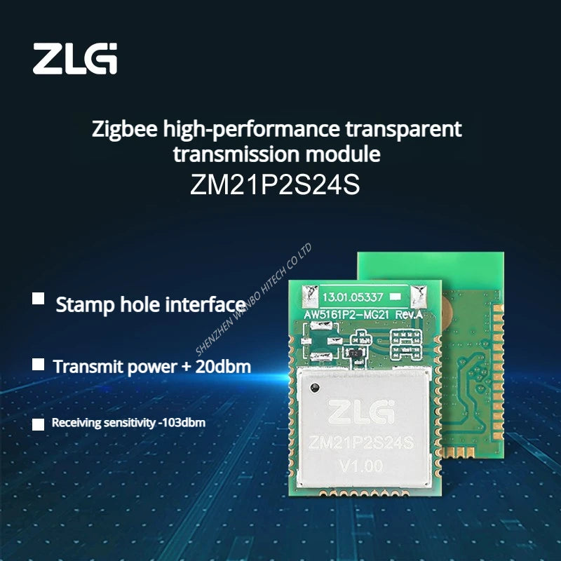ZLG High-performance Zigbee Transparent Transmission Module With Excellent Hardware Performance Zm21/zm32