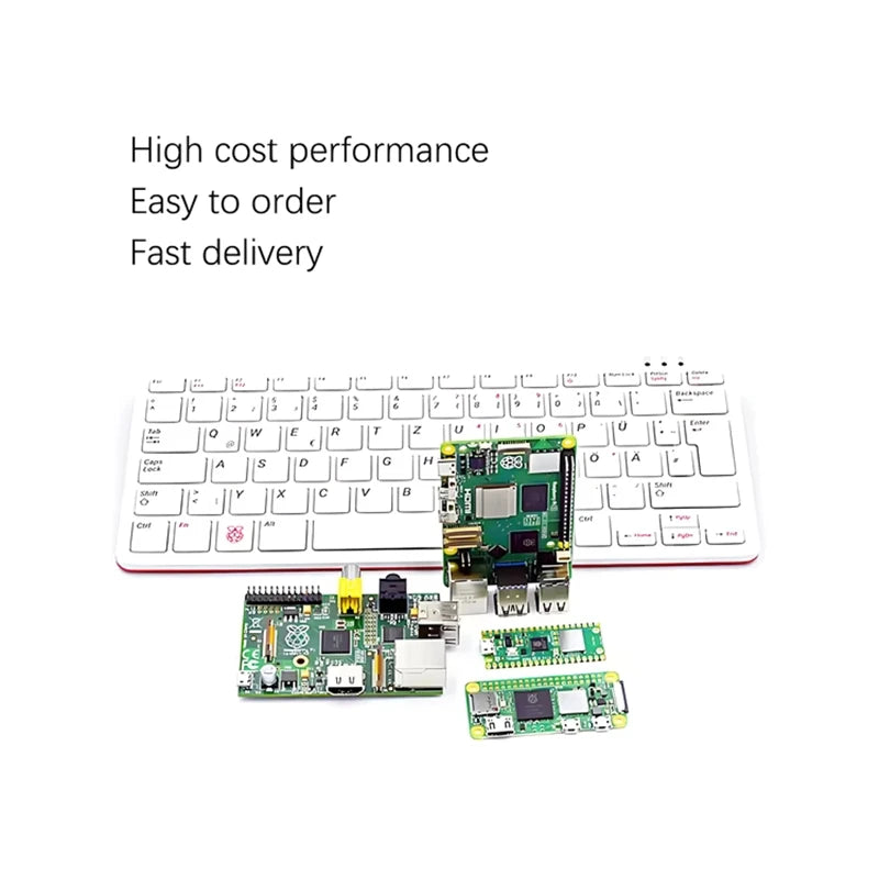 BSSY)Raspberry Pi 5 Upgraded Version 4GB 8 RAM BCM2712 Processor 2.4GHz Quad-core 64-bit Arm Cortex-A76 CPU Develop Board