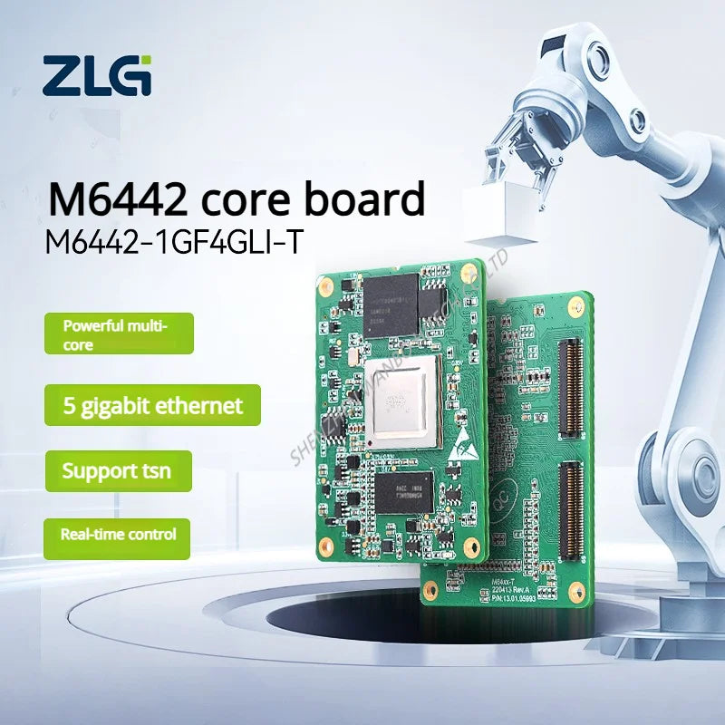 ZLG 5gigabit Ethernet Supports Tsn And The Industrial-grade M6442 Industrial Control Core Board