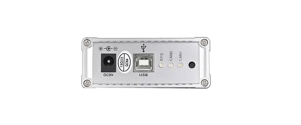 ZLG USBCAN-II+ Dual Channel CAN Analyzer - USB 2.0 CANopen J1939 Automotive Industrial CAN Bus Monitor
