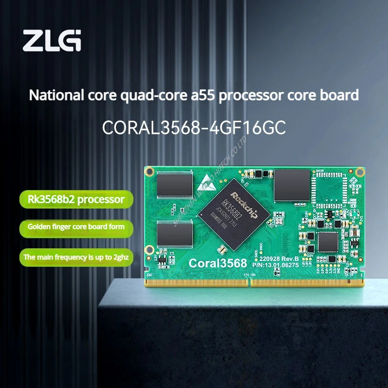 ZLG Industrial-grade Rockchip Rk3568 Core Board, Quad-core A55 Processor, 3568