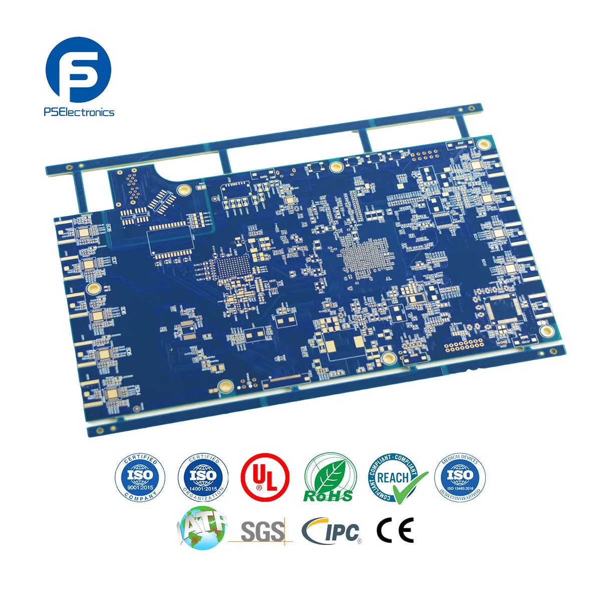 High-quality Rapid Prototyping 1-40 Layer Custom Printed Circuit Boards Multilayer PCB Manufacturing PCBA Supplier ROHS FR4 PCB