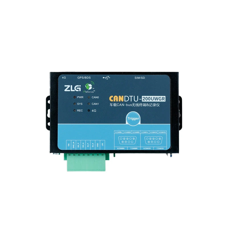 ZLG 4G Multi-channel Vehicle-mounted CAN-bus Data Recorder CANDTU