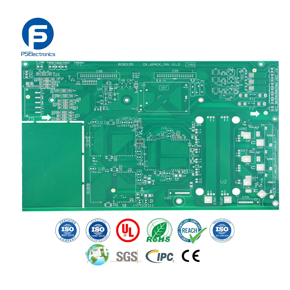 High-quality Rapid Prototyping 1-40 Layer Custom Printed Circuit Boards Multilayer PCB Manufacturing PCBA Supplier ROHS FR4 PCB