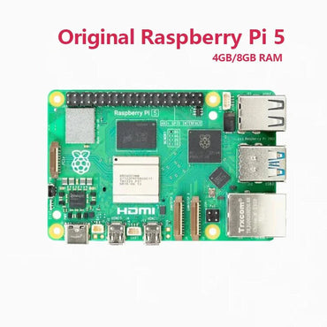 Module Official Original Raspberry Pi 5 Cortex-A76 Linux 2GB 4GB 8GB Arm Board Python Programlama PCIe Gigabit Ethernet USB3.0