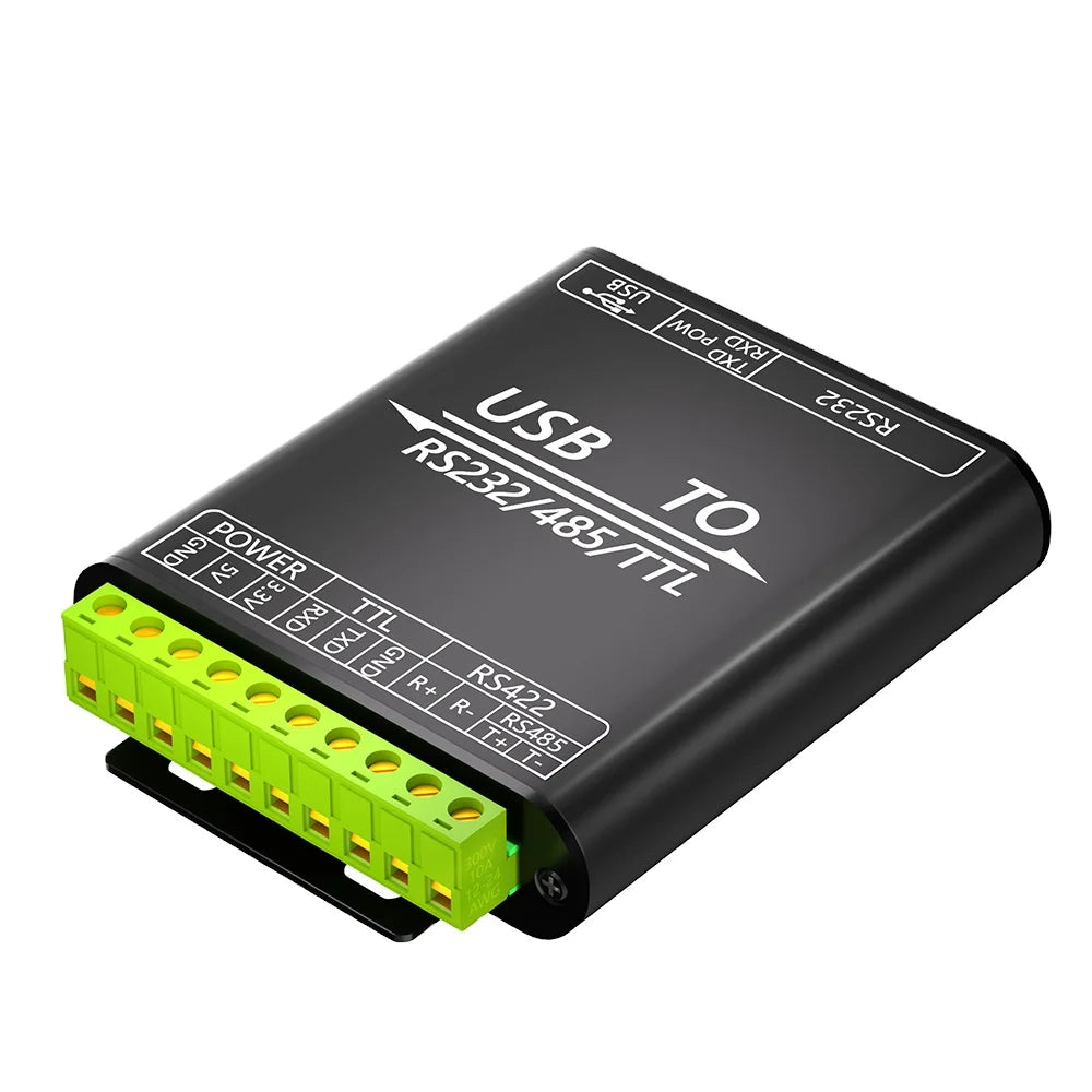 USB to RS232/485/422/TTL Converter With CP2102 Chip, Industrial Isolated USB Adapter  Support Multi Devices  Android,Etc Multi