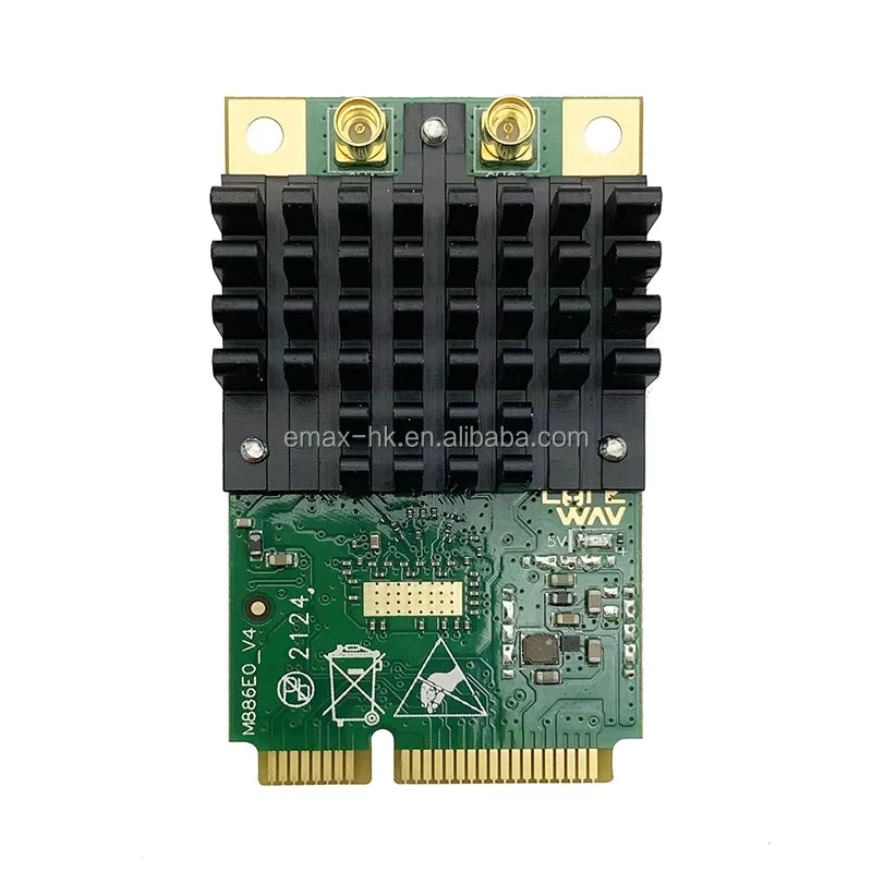M886E0 5.8Ghz WIFI Dedicated Expansion Card Mini PCIe Module QCA9886 IEEE802.11a/n/ac Wave2 Wireless Network 2x2 MIMO