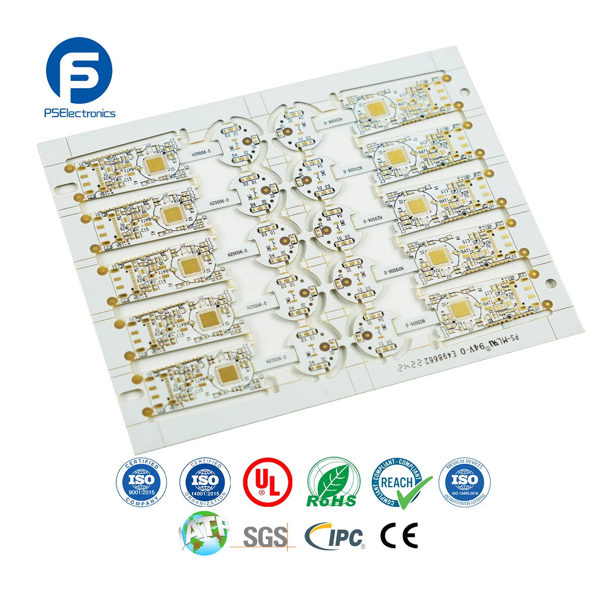 High-quality Rapid Prototyping 1-40 Layer Custom Printed Circuit Boards Multilayer PCB Manufacturing PCBA Supplier ROHS FR4 PCB