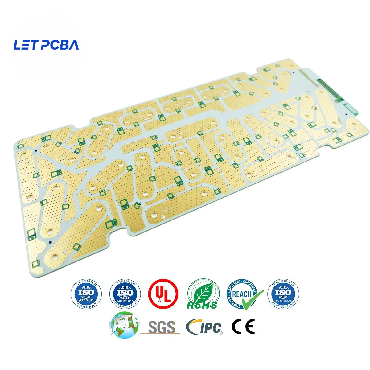 Custom LED PCBA Service Aluminum PCB Assembly OEM Electronics PCBA Factory High-quality Rapid Prototyping