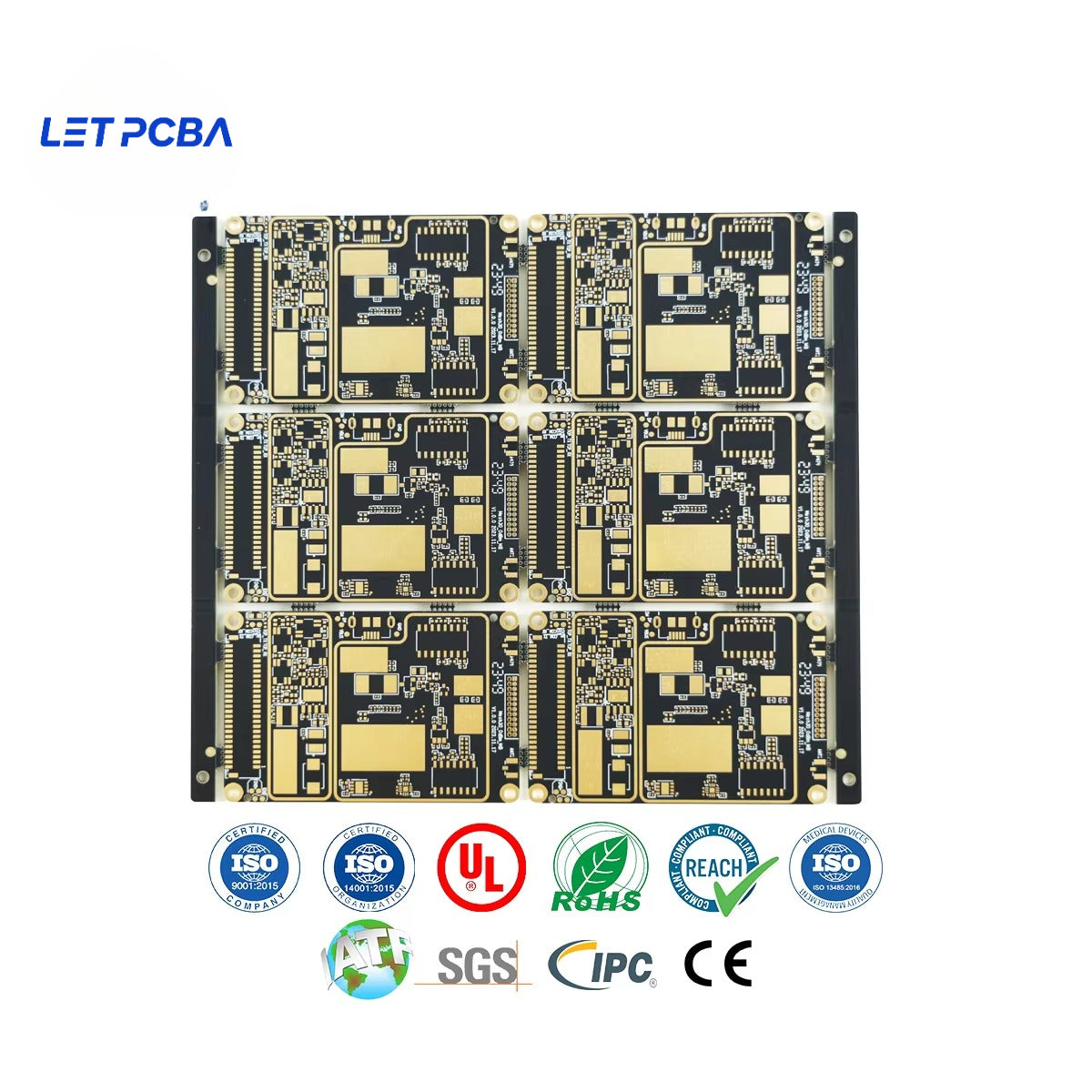 High-quality Rapid Prototyping Professional OEM PCB Manufacturer 94v0 PCBA Board High Frequency Printed Circuit Board