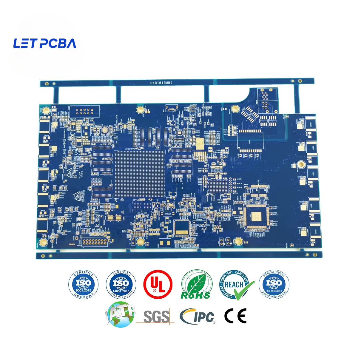 High-quality Rapid Prototyping Professional Manufacturer FR4/Aluminum/CEM-1 LED Strip PCB Board LF HASL PCBs