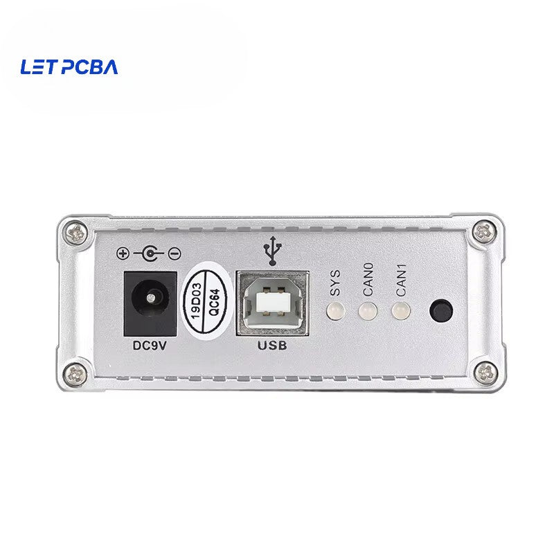 ZLG USBCAN-II+ Dual Channel CAN Analyzer - USB 2.0 CANopen J1939 Automotive Industrial CAN Bus Monitor