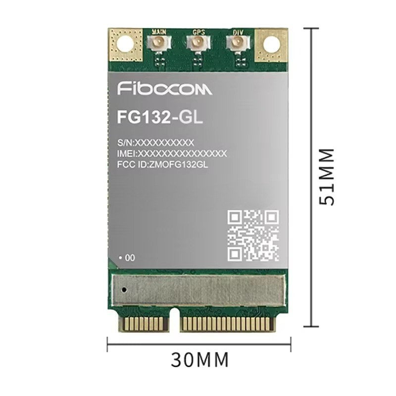 Fibocom FG132 Series 5G Redcap Wireless Module FG132-GL FG132-CN GNSS MINI PCIE Module Support Windows Linux Android