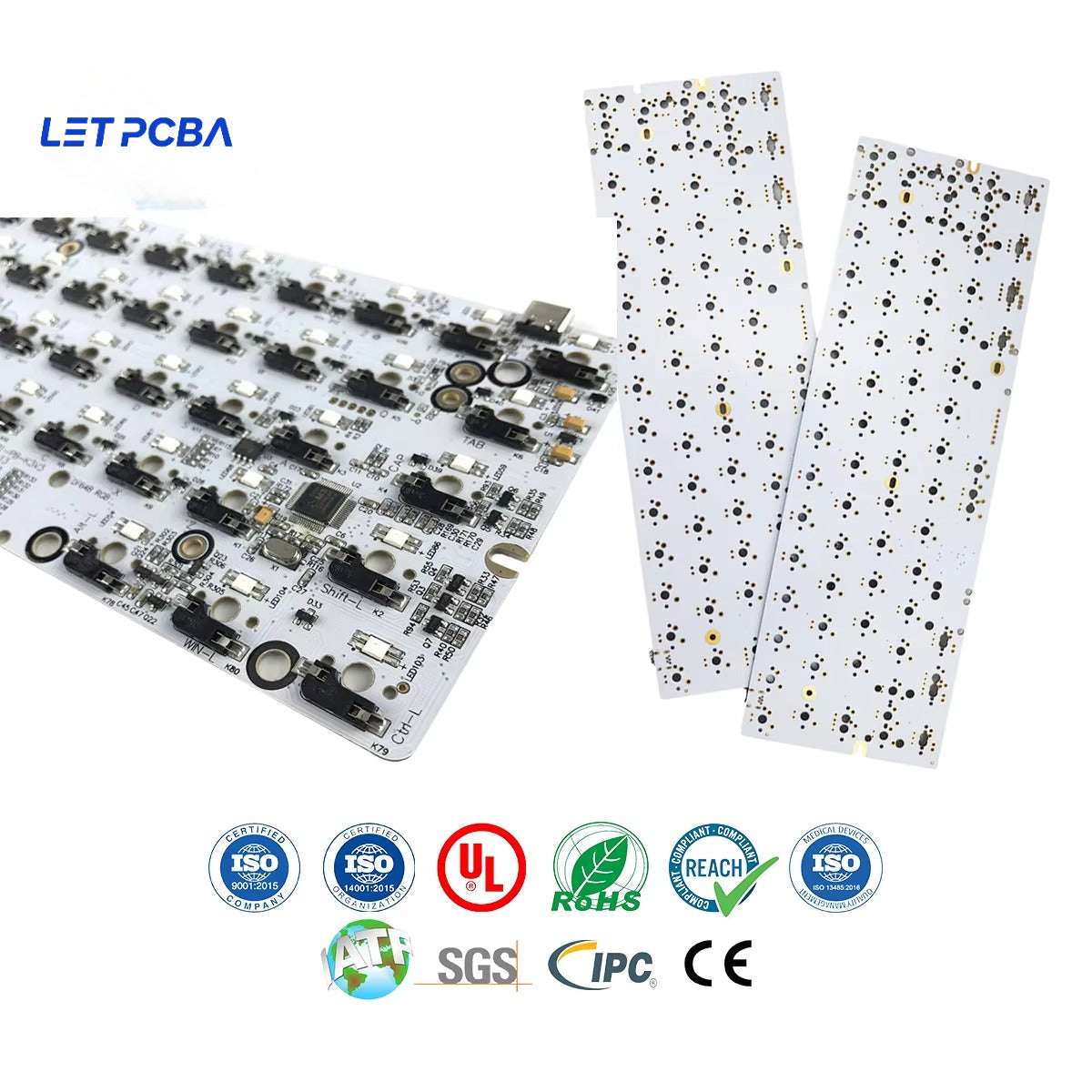 OEM/ODM High-quality Production PCB Assembly Factory in China Electronics PCBA Keyboard Production Service for Motherboard